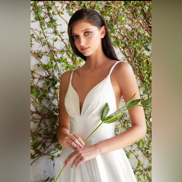 Cinderella Divine White Long Bridal Wedding Dress - Picture 2 of 3